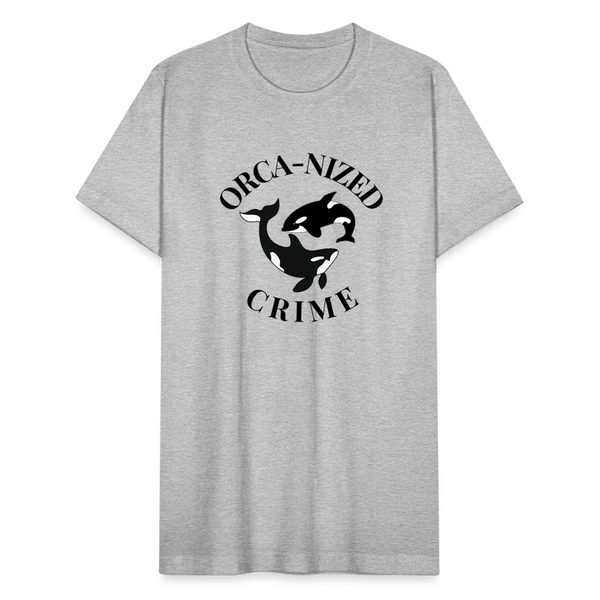 Orca-nized Crime T-Shirt - heather gray