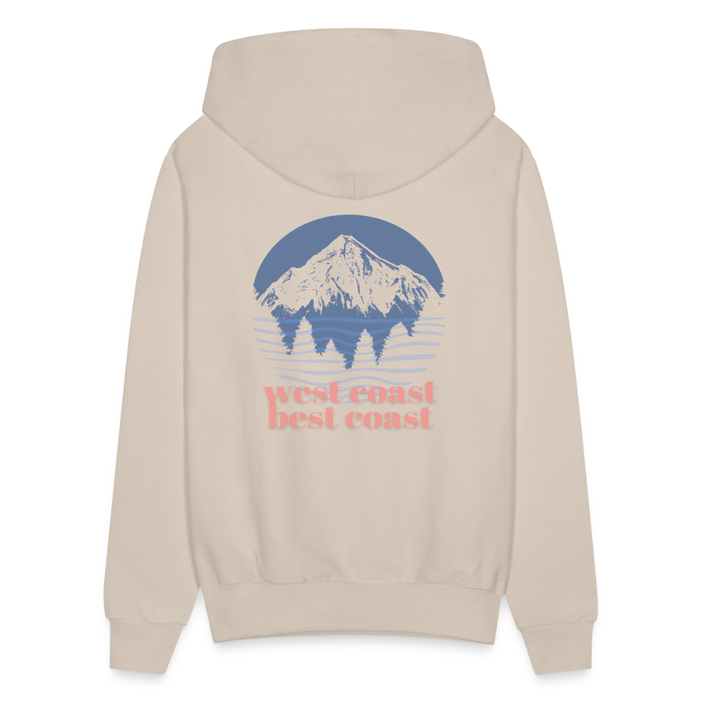 West Coast Best Coast Hoodie - Sand