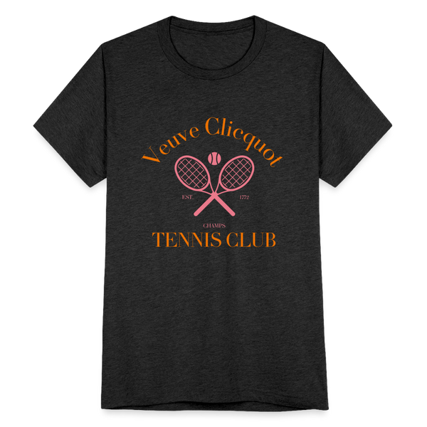 Veuve Clicquot Tennis Club T-Shirt - heather black