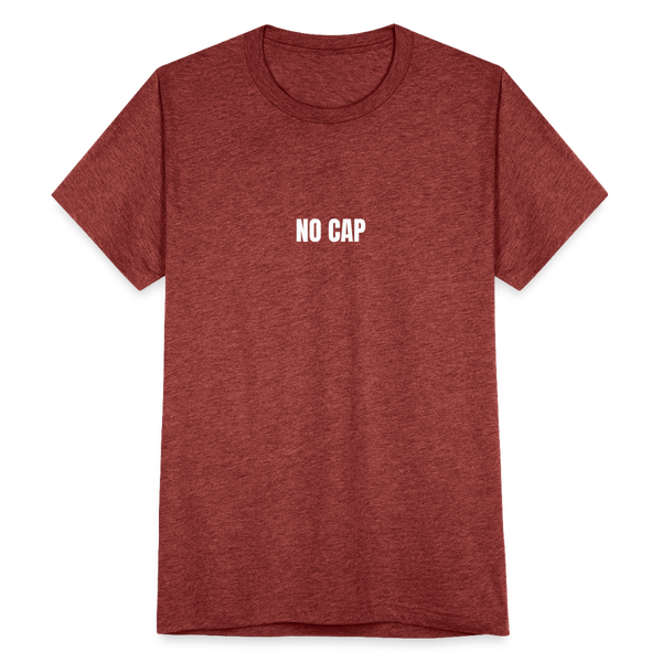 No Cap T-Shirt - heather cranberry