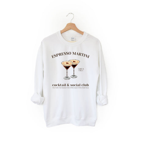 Espresso Martini Cocktail & Social Club Crewneck