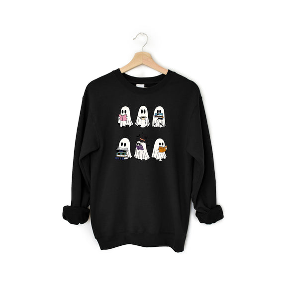 Ghost Reading Crewneck Sweatshirt