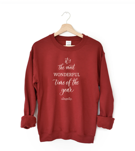 It's The Most Wonderful Time of the Year. Allegedly. Crewneck