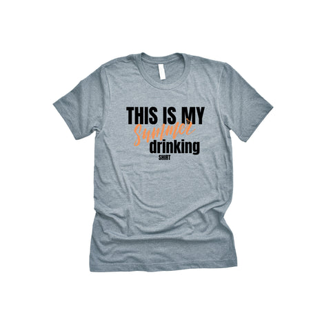 This is My Summer Drinking Shirt T-Shirt