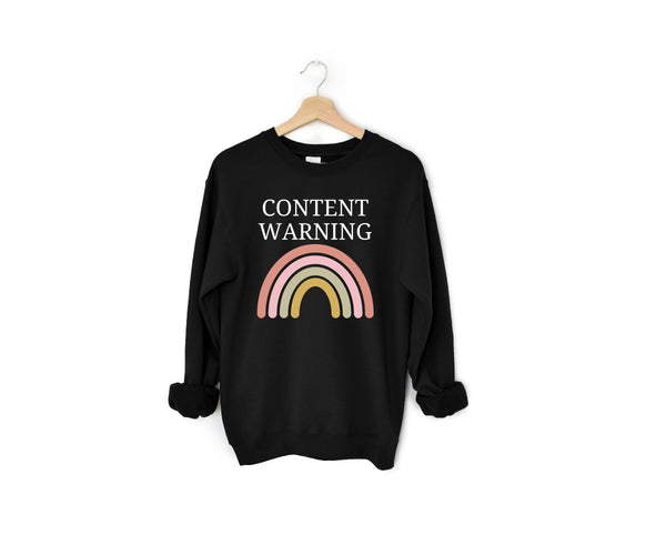 Content Warning Sweatshirt